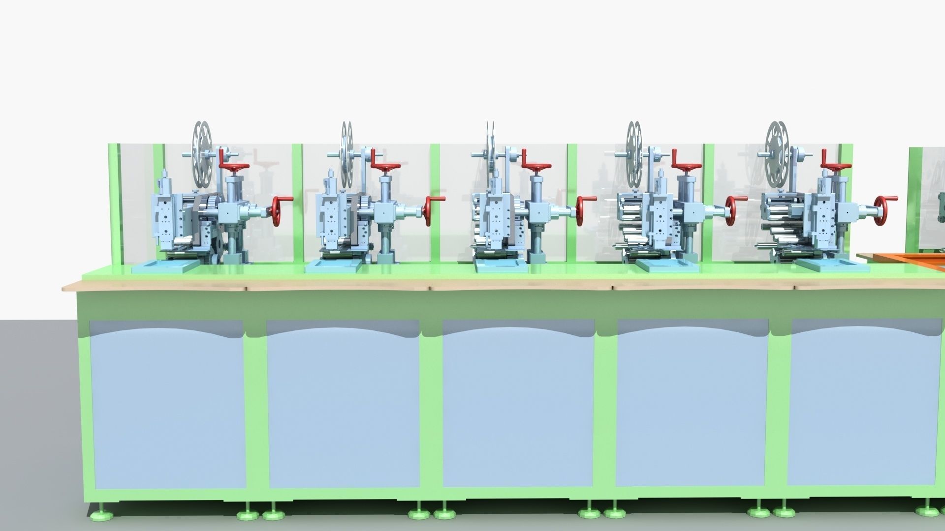 Industrial Equipment 29 - Automatic Labeling Production  3D model_3