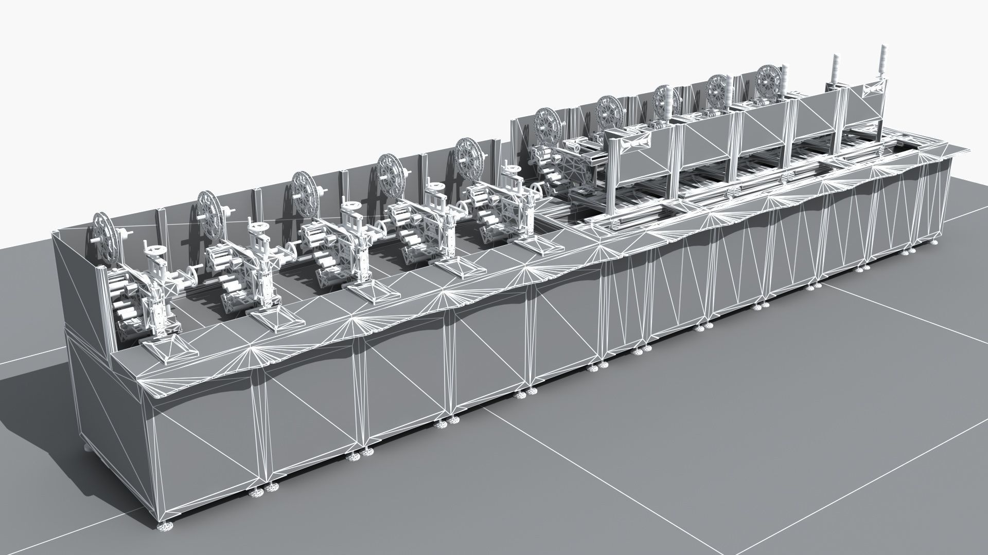 Industrial Equipment 29 - Automatic Labeling Production  3D model_10