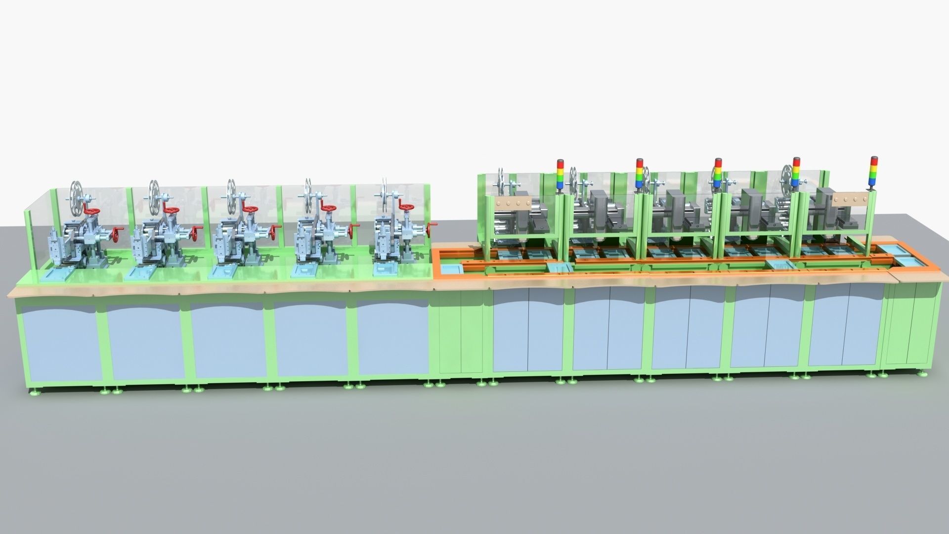 Industrial Equipment 29 - Automatic Labeling Production  3D model_1