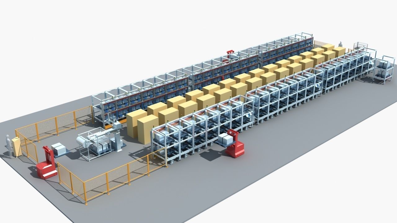 Industrial Equipment 31 - Semi Automated Welding Production  3D model_1