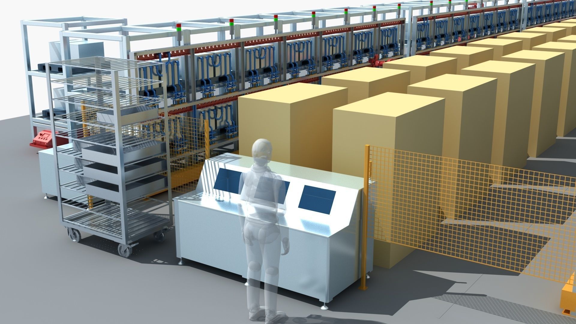 Industrial Equipment 31 - Semi Automated Welding Production  3D model_3