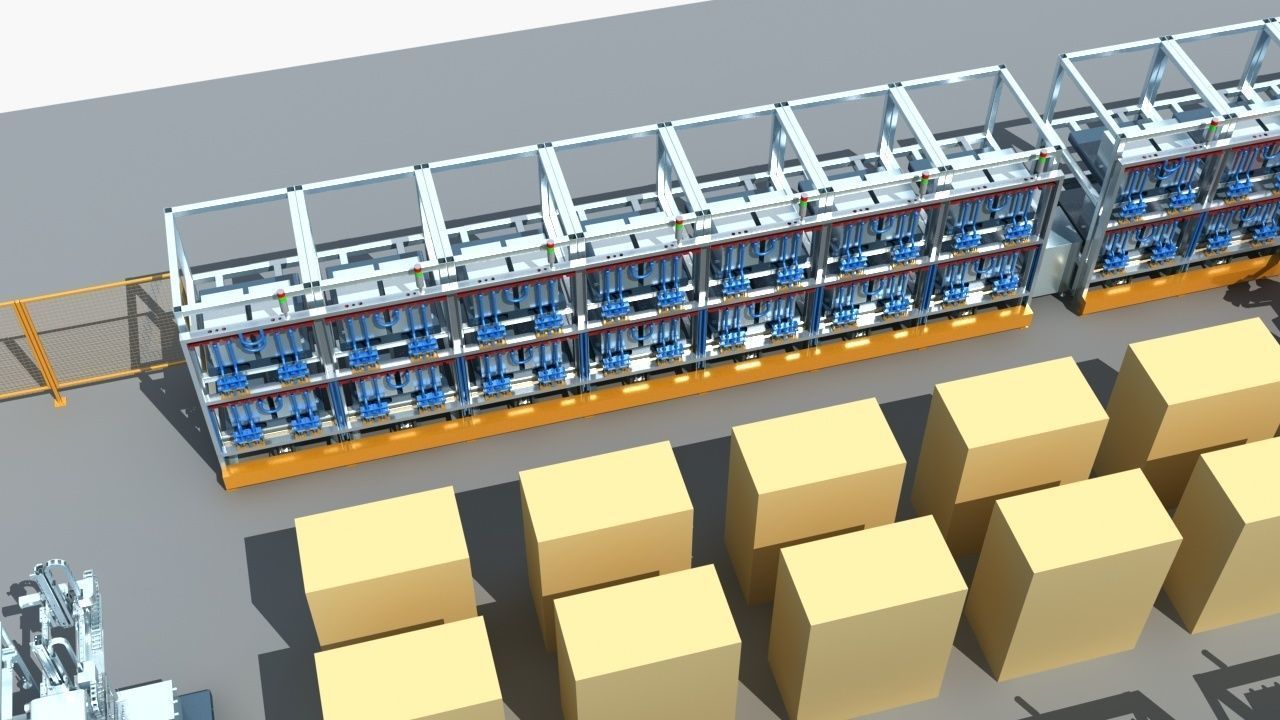 Industrial Equipment 31 - Semi Automated Welding Production  3D model_7