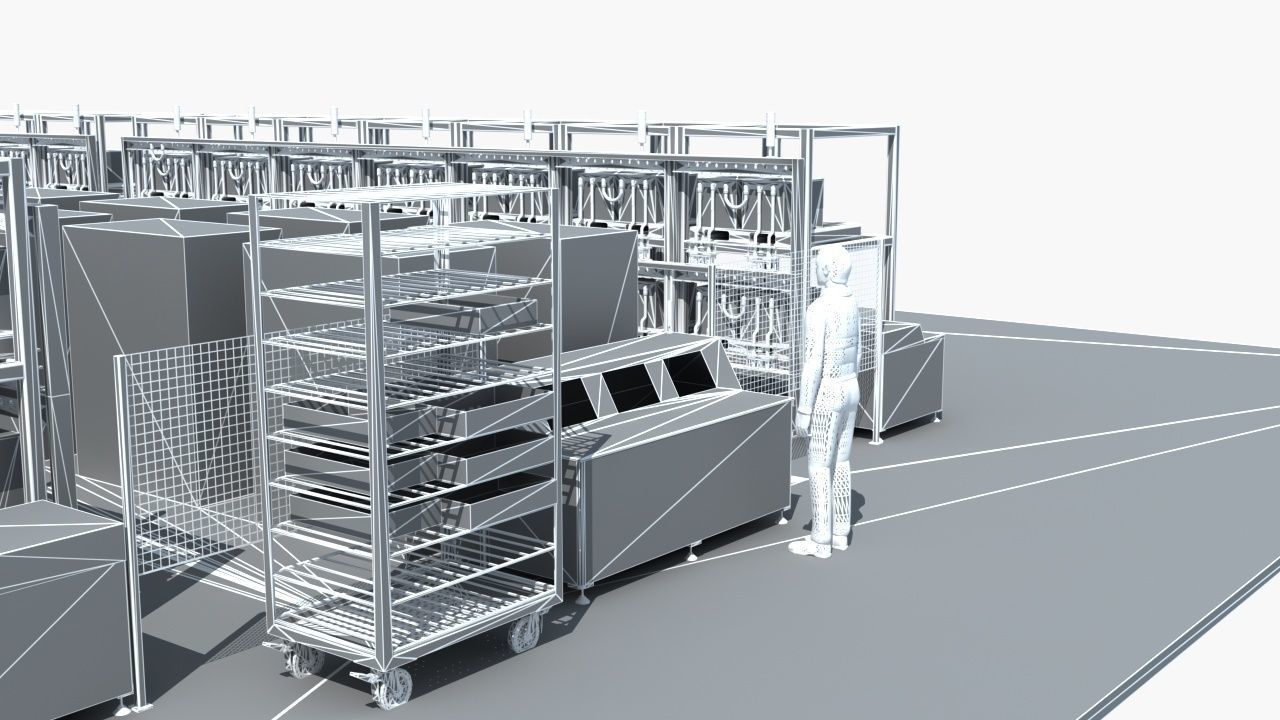 Industrial Equipment 31 - Semi Automated Welding Production  3D model_18
