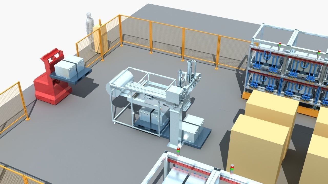 Industrial Equipment 31 - Semi Automated Welding Production  3D model_6