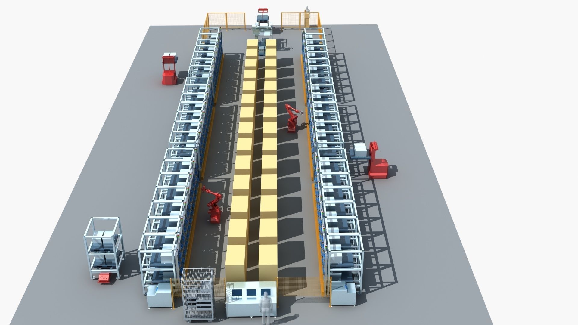 Industrial Equipment 31 - Semi Automated Welding Production  3D model_2