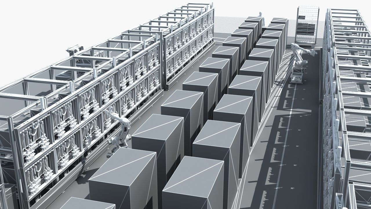 Industrial Equipment 31 - Semi Automated Welding Production  3D model_17