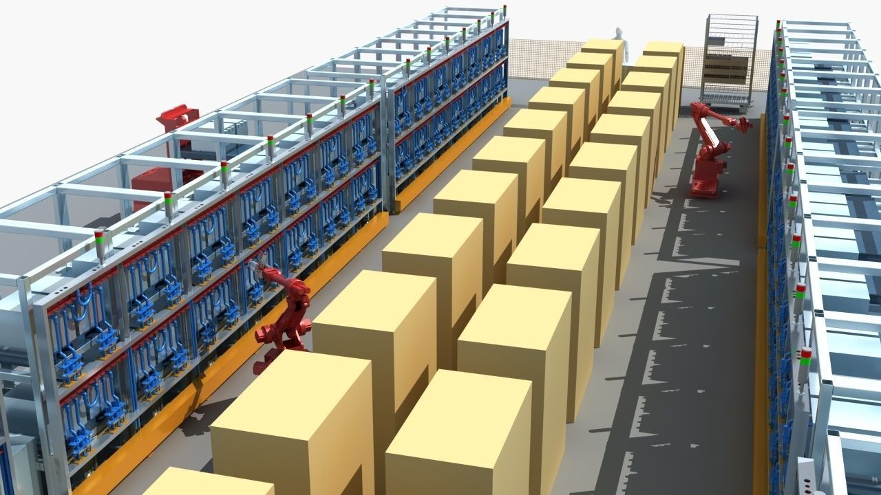 Industrial Equipment 31 - Semi Automated Welding Production  3D model_8