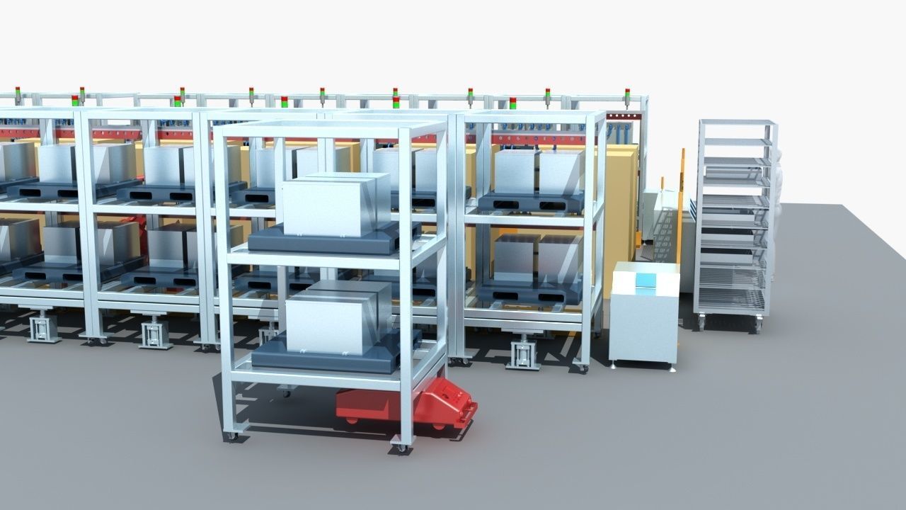 Industrial Equipment 31 - Semi Automated Welding Production  3D model_9