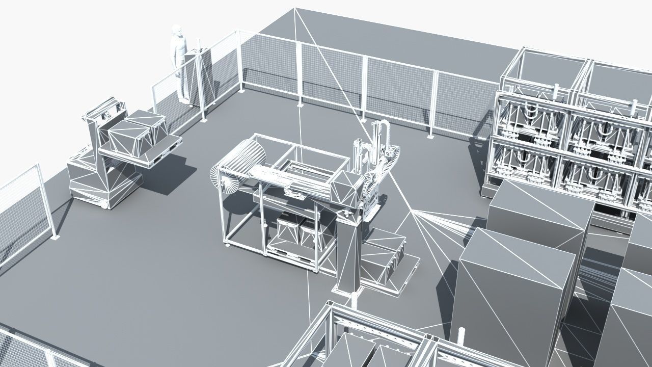 Industrial Equipment 31 - Semi Automated Welding Production  3D model_16