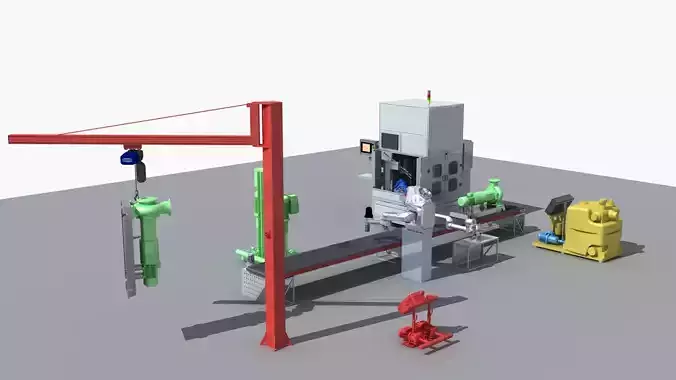 Industrial Equipment 32 - Motor Production Line