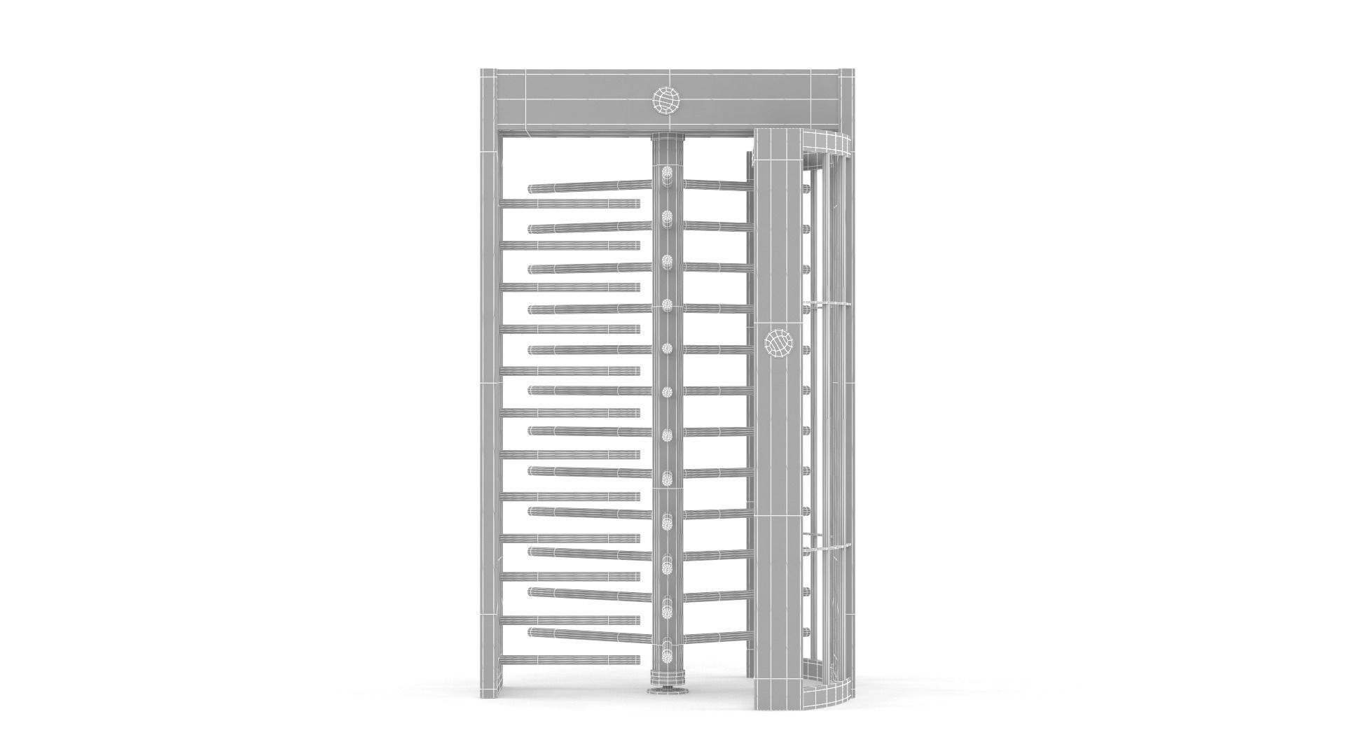 Turnstile Gate 3D model_7