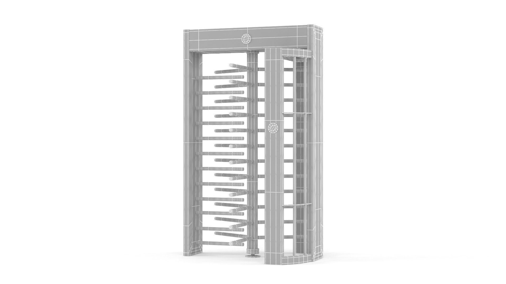 Turnstile Gate 3D model_6