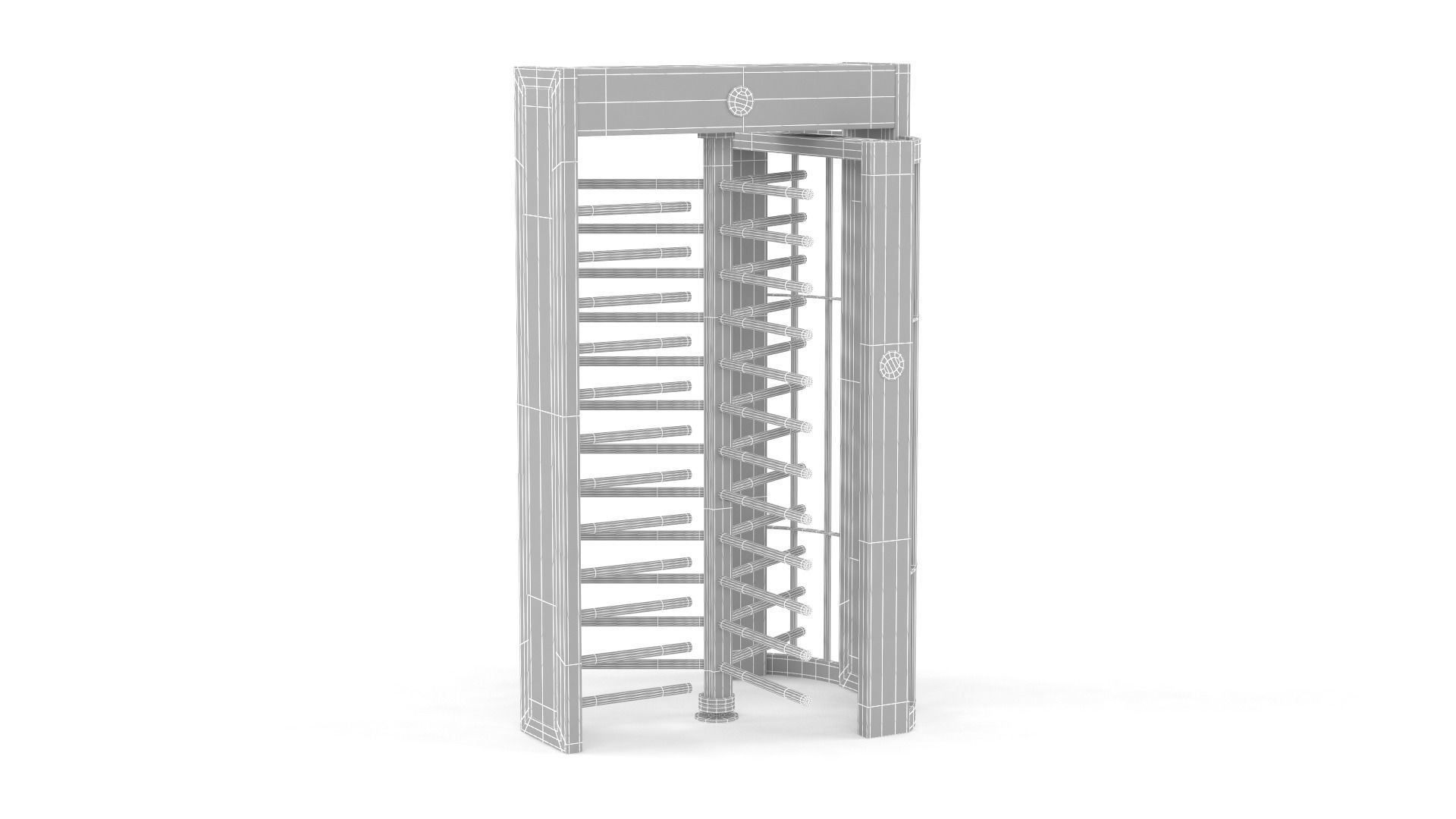 Turnstile Gate 3D model_8