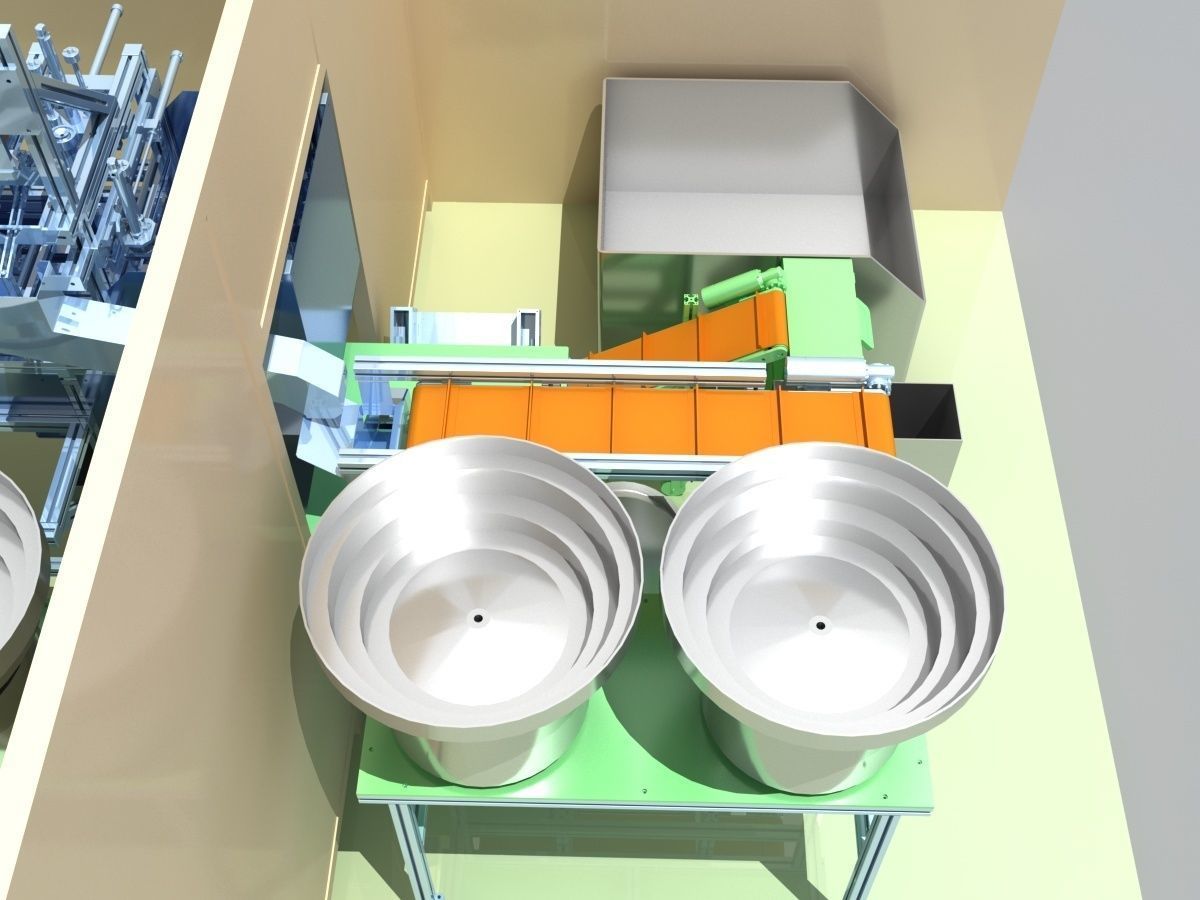 Industrial Equipment 37 - Automatic Assembly Line 3D model_9