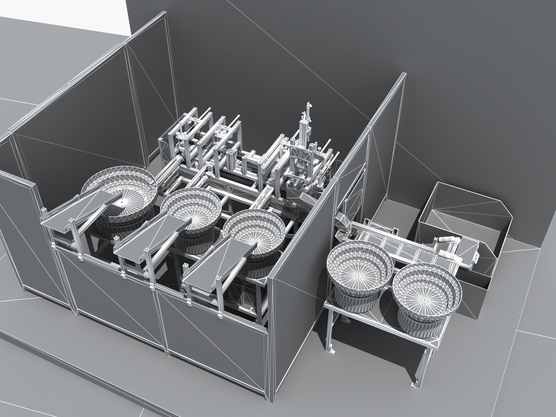 Industrial Equipment 37 - Automatic Assembly Line 3D model_11