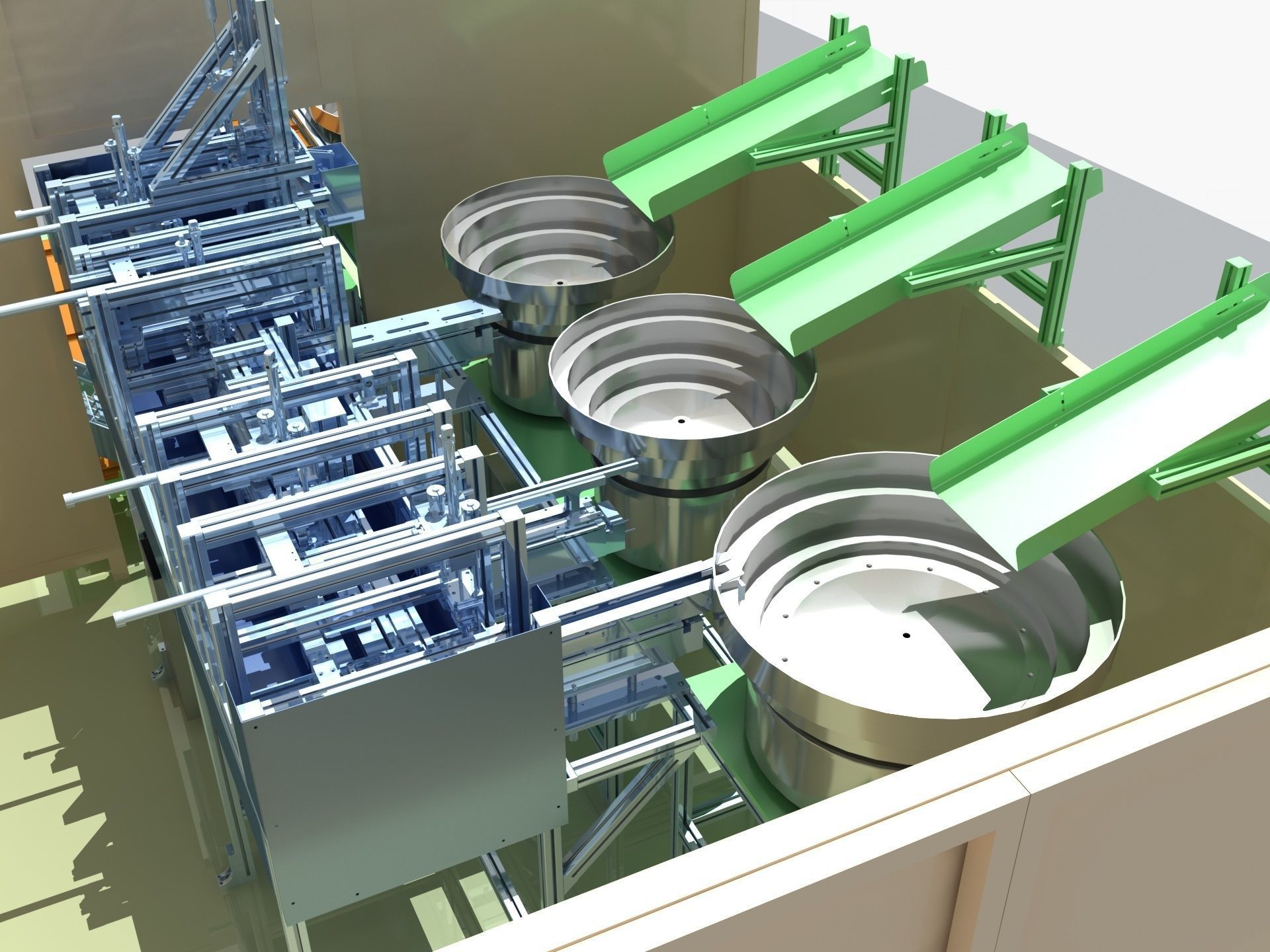 Industrial Equipment 37 - Automatic Assembly Line 3D model_5