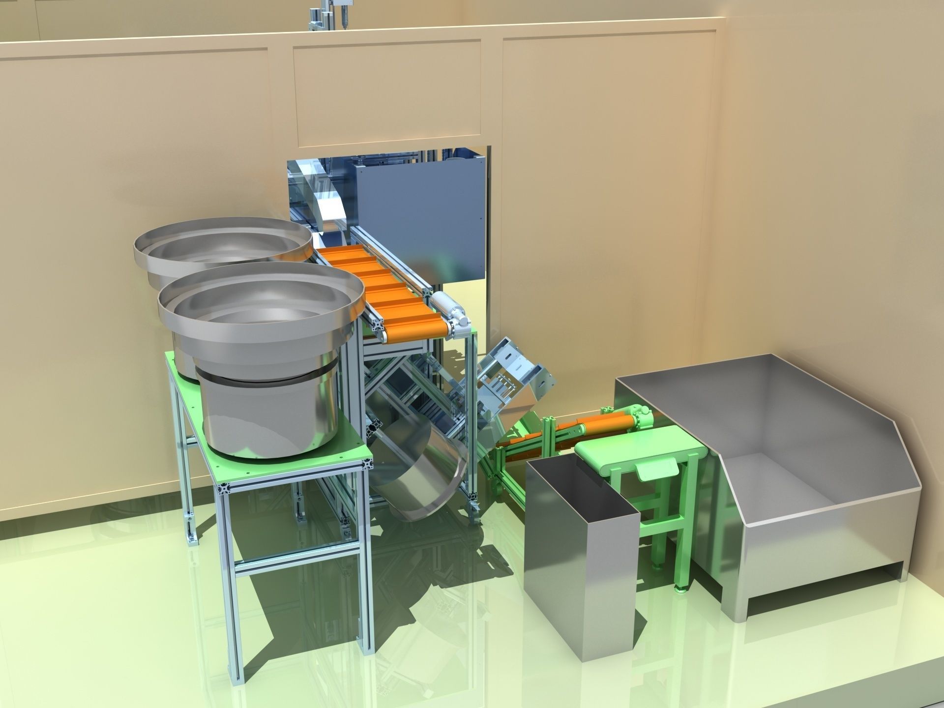 Industrial Equipment 37 - Automatic Assembly Line 3D model_6