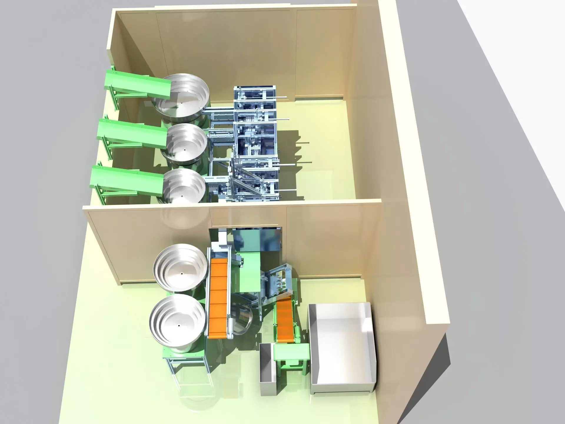Industrial Equipment 37 - Automatic Assembly Line 3D model_0