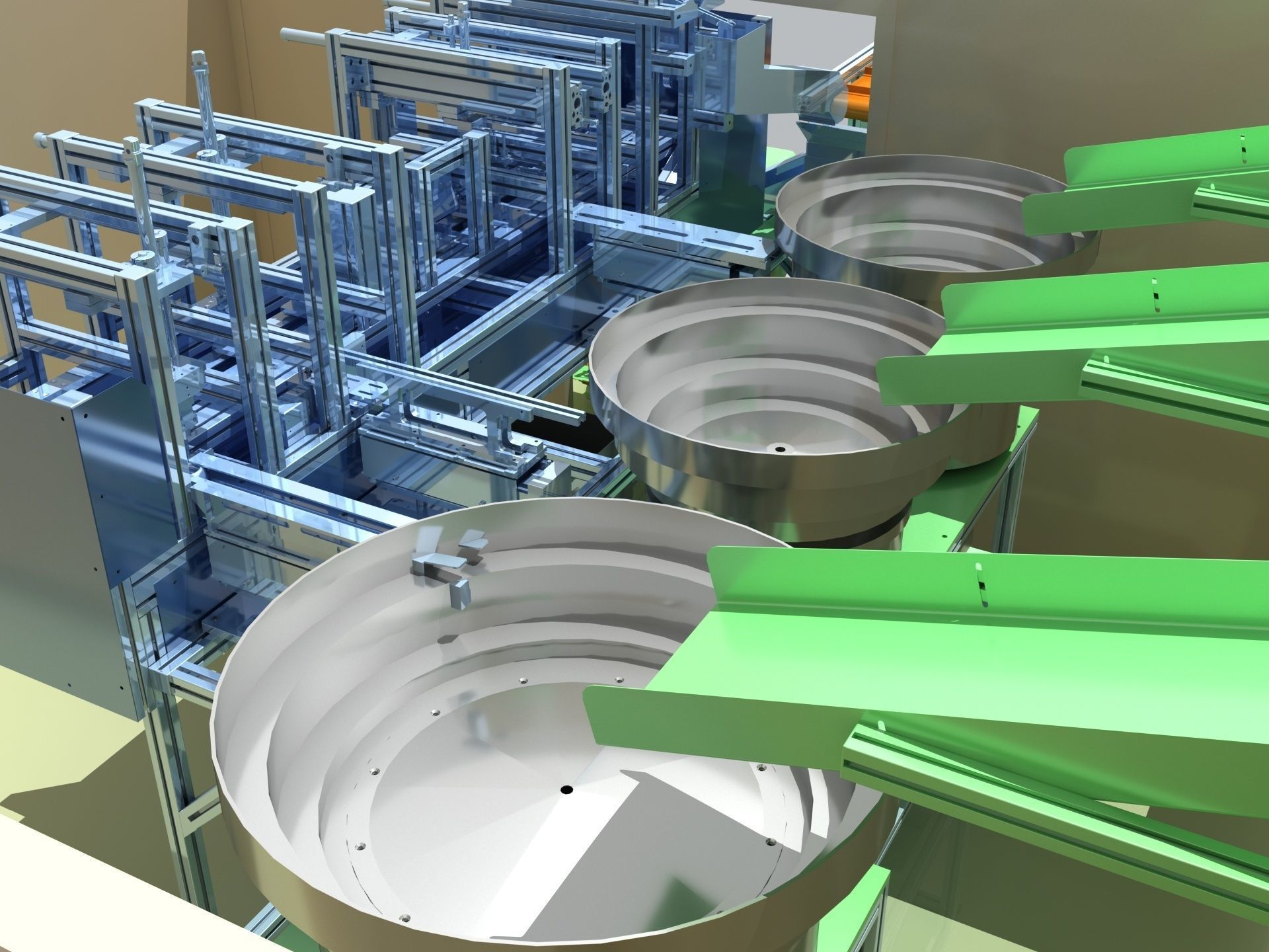 Industrial Equipment 37 - Automatic Assembly Line 3D model_8