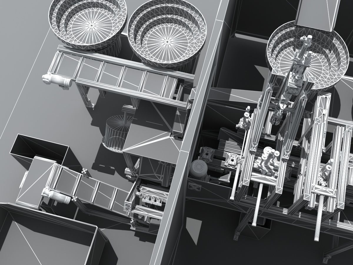 Industrial Equipment 37 - Automatic Assembly Line 3D model_16