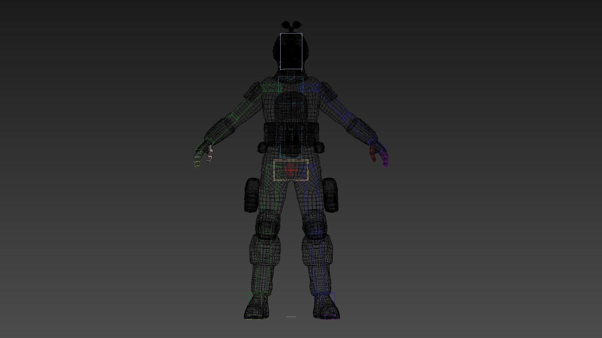 ARMY SUIT Low-poly 3D model_13