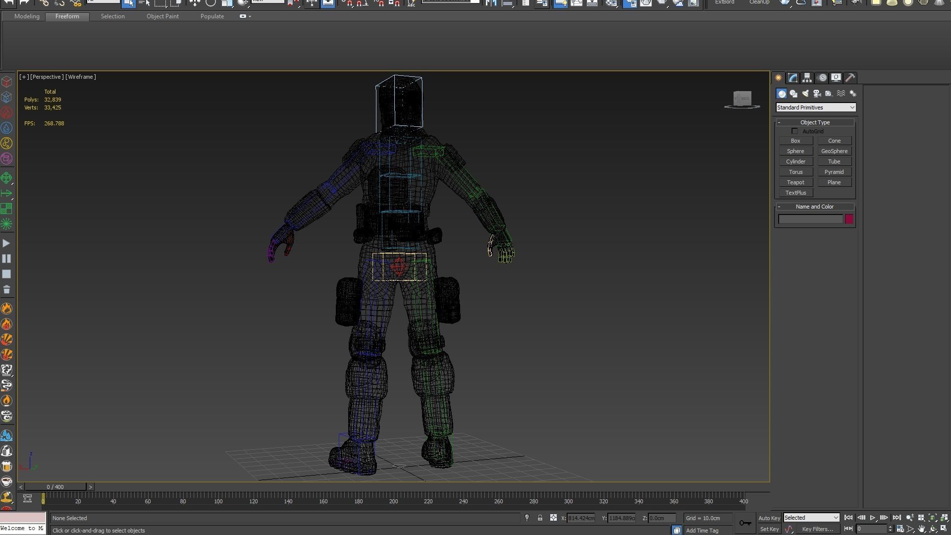 ARMY SUIT Low-poly 3D model_10