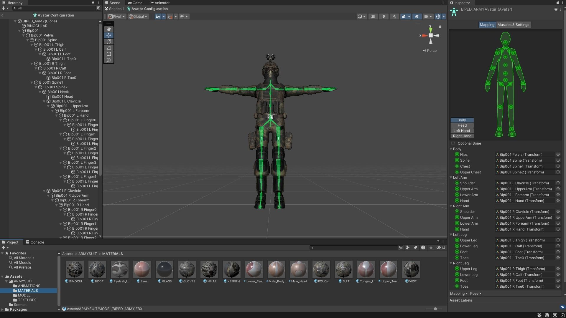 ARMY SUIT Low-poly 3D model_18