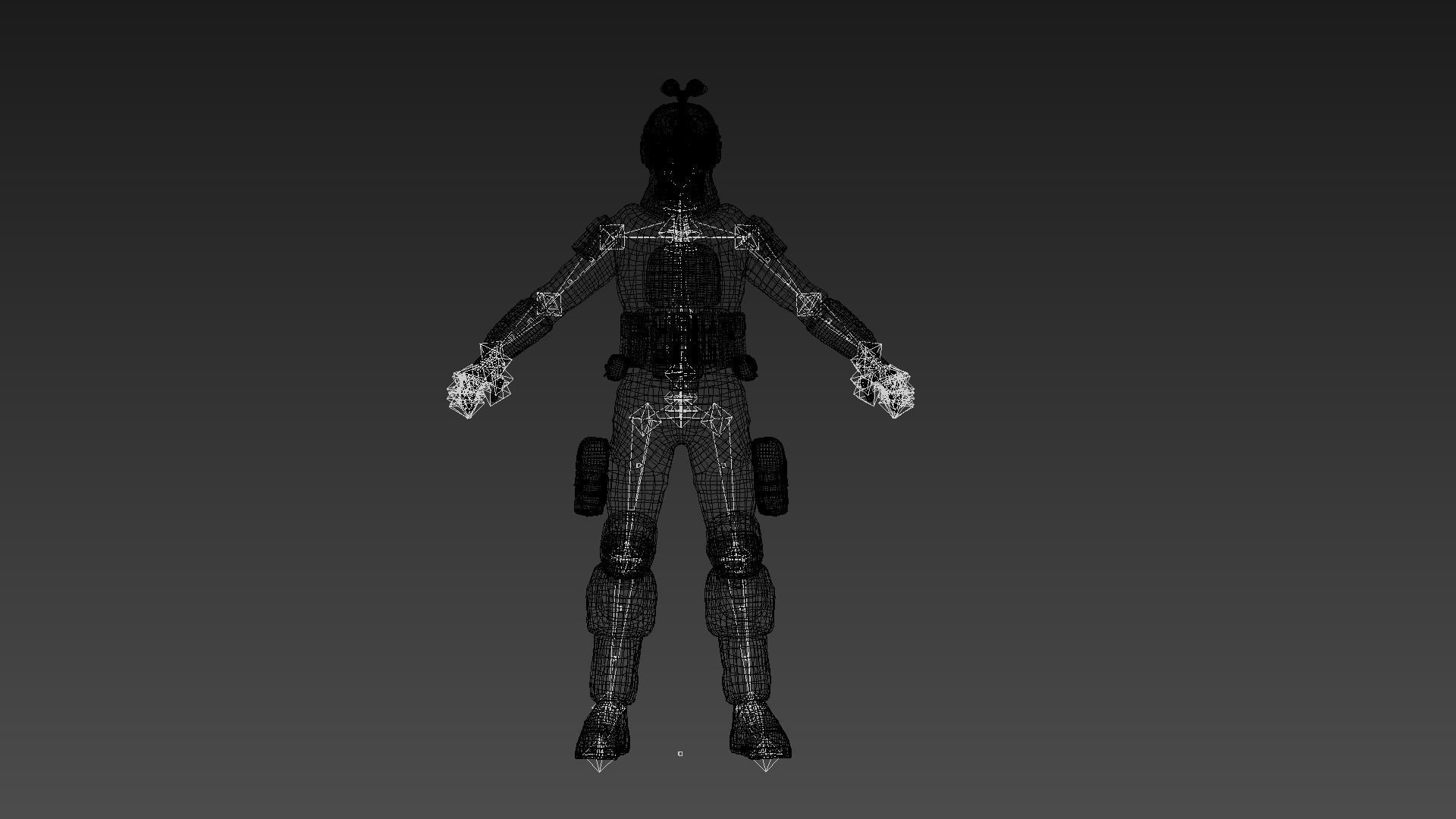 ARMY SUIT Low-poly 3D model_14