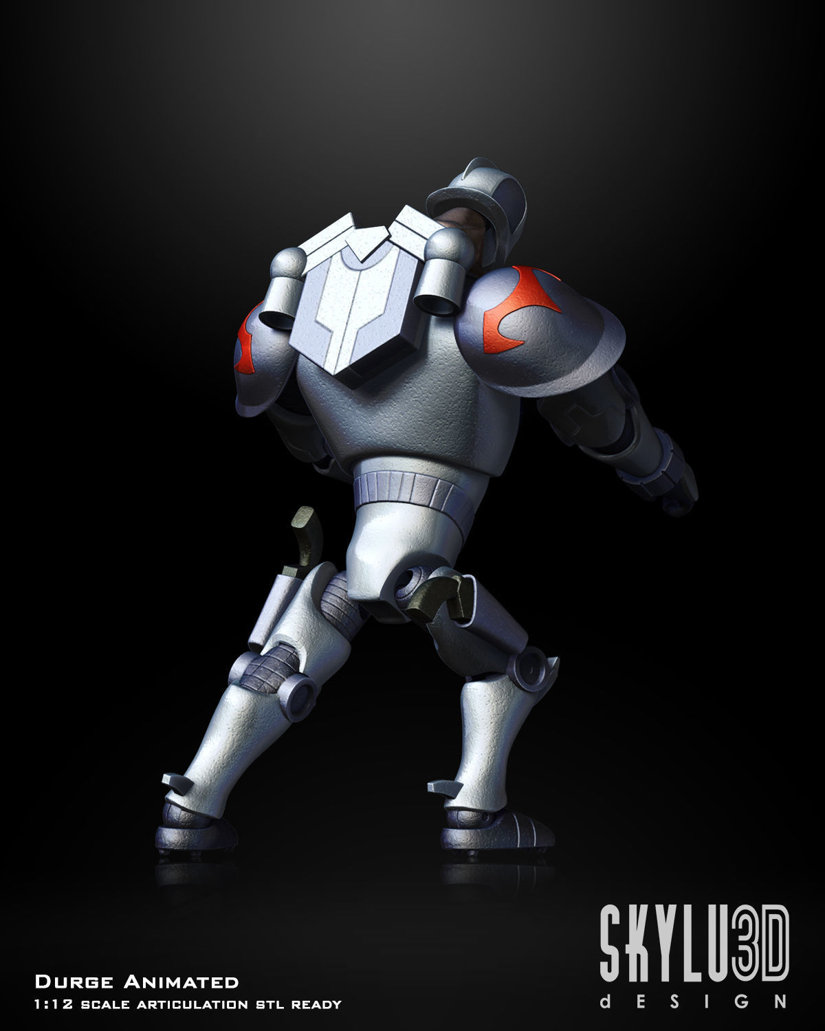 Durge One12 scale articulation figure 3d STL Files 3D print model_1
