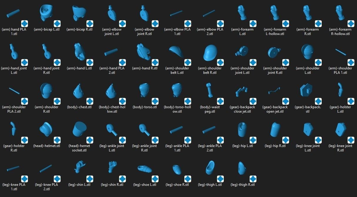 Durge One12 scale articulation figure 3d STL Files 3D print model_2