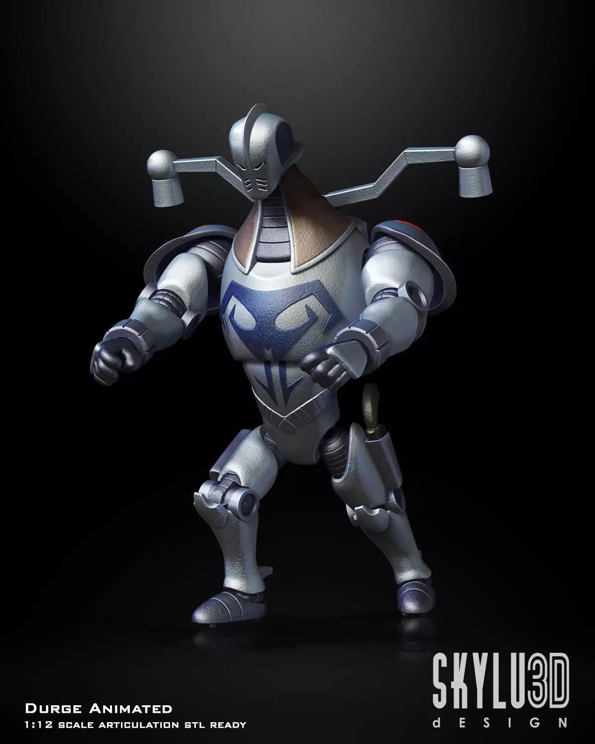 Durge One12 scale articulation figure 3d STL Files 3D print model_0