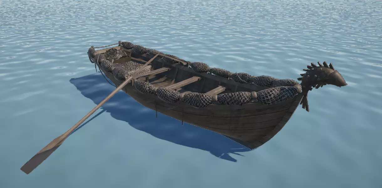 Boat With Animations Low-poly 3D model_0