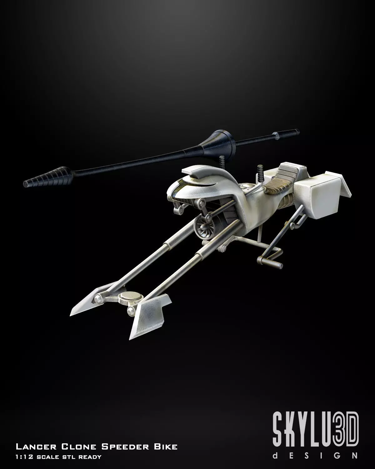Lancer Speeder Bike - TCW 3D print model_0
