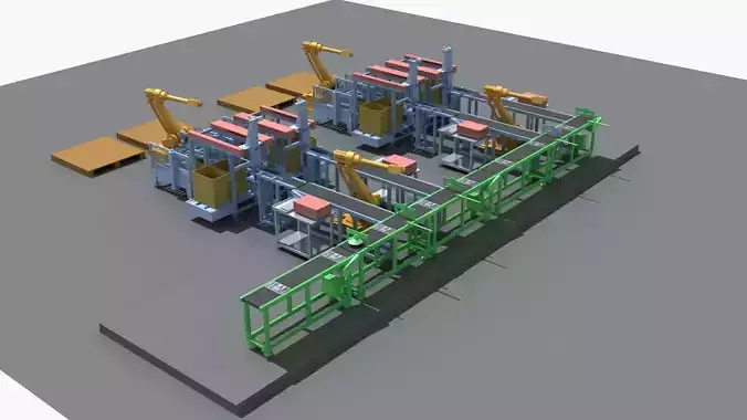 Industrial Equipment 25 - Automatic Packaging Line