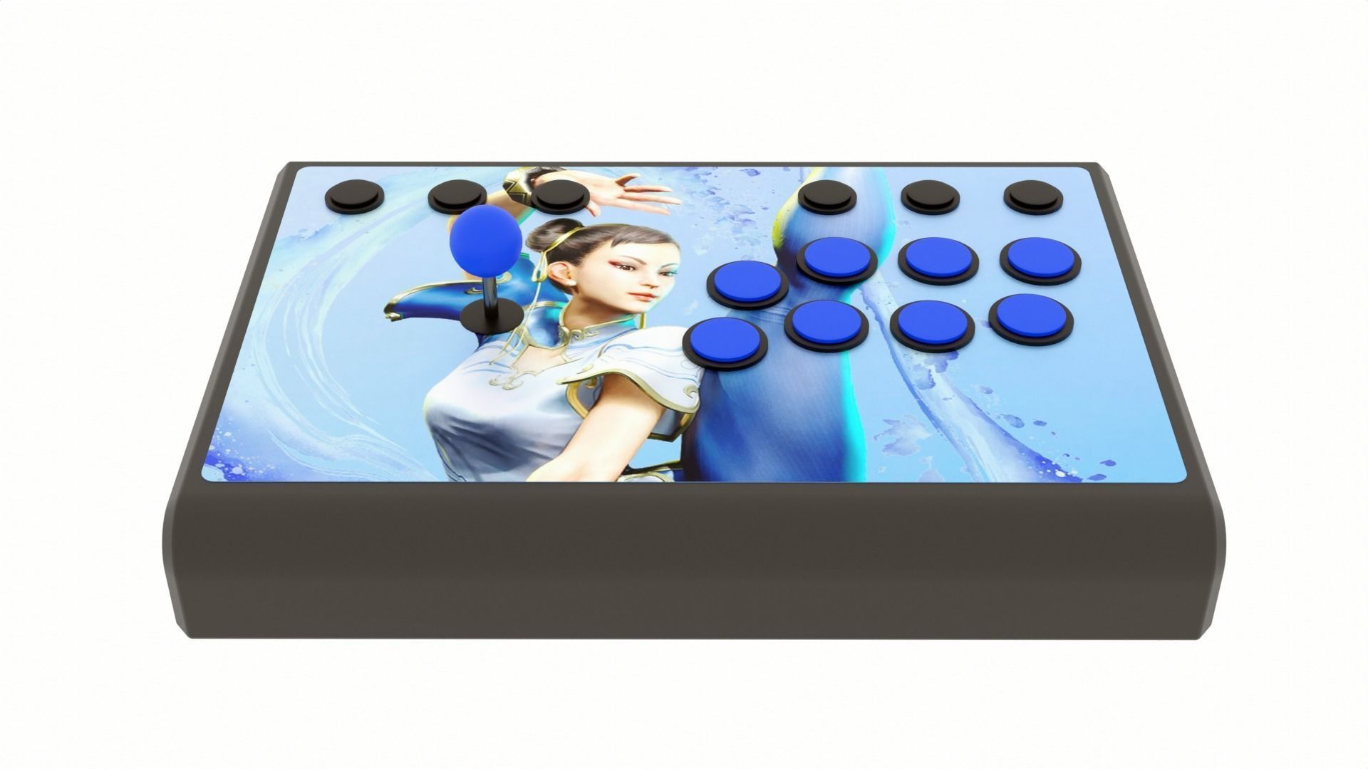 Case ARCADE CONTROLLER joystick or hitbox 3D print model_23