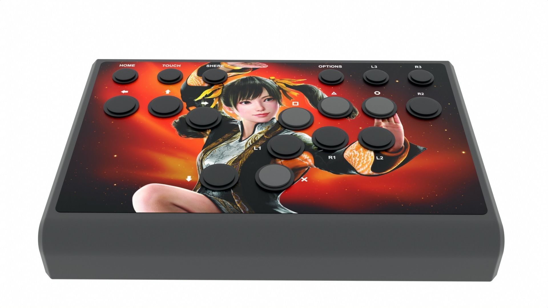 Case ARCADE CONTROLLER joystick or hitbox 3D print model_24