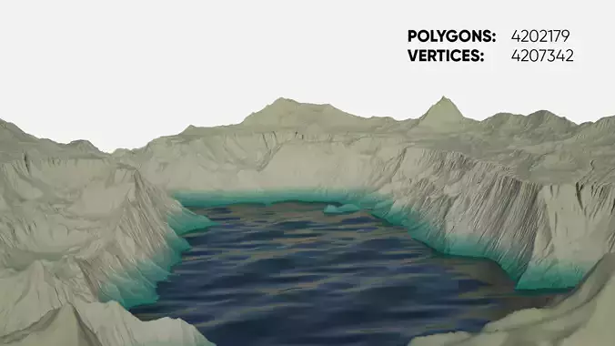 Rocky hills and valleys