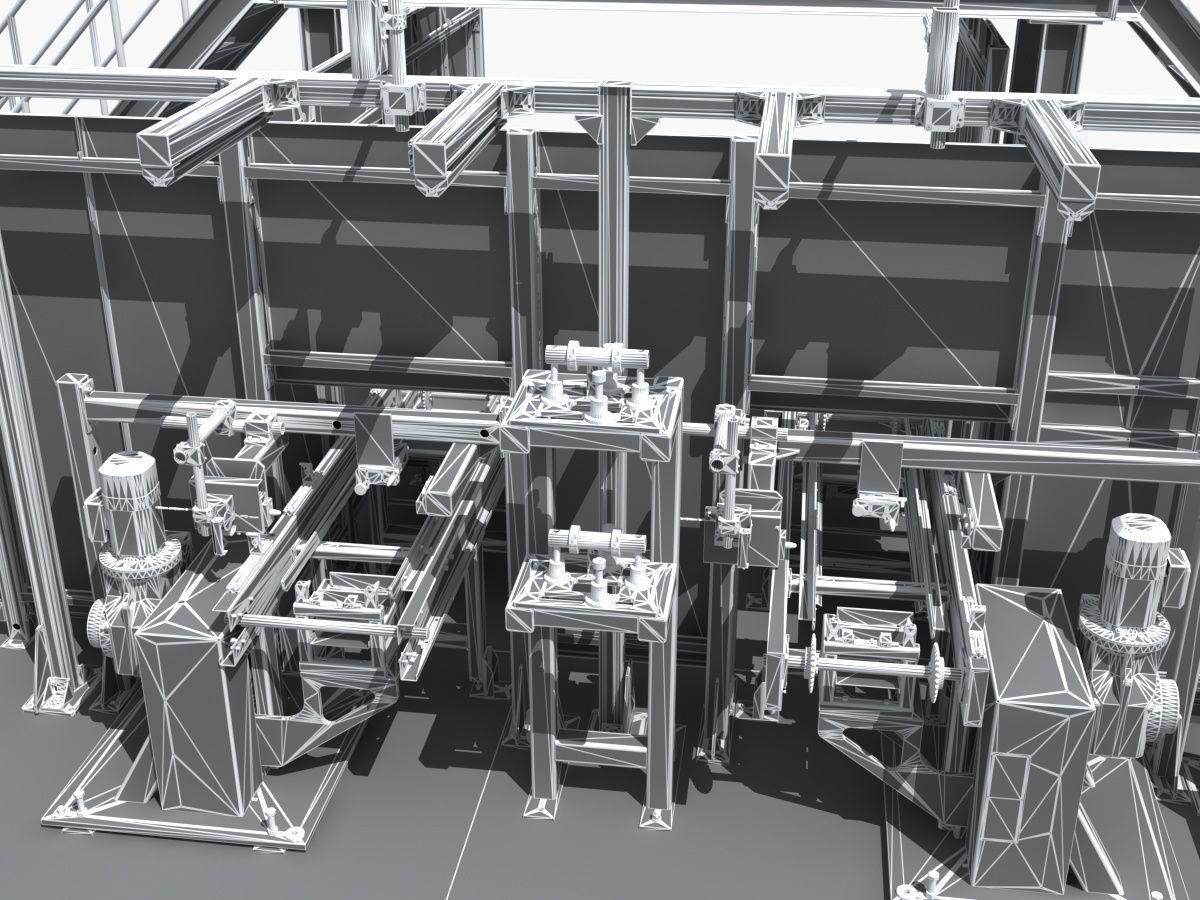 Industrial Equipment 27 - Automated Production Line for  3D model_17
