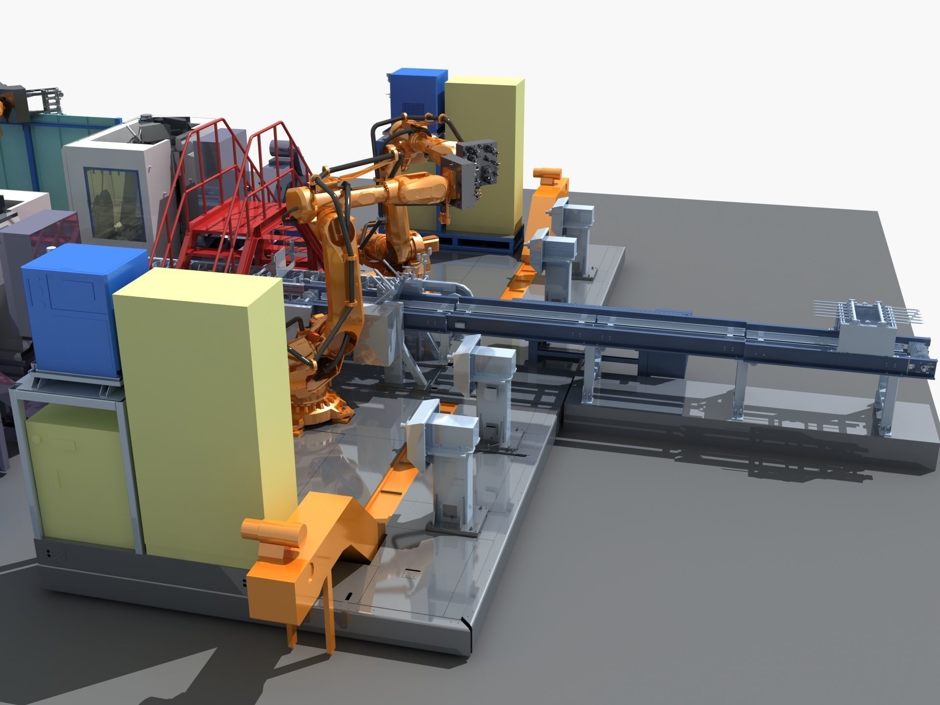 Industrial Equipment 27 - Automated Production Line for  3D model_4