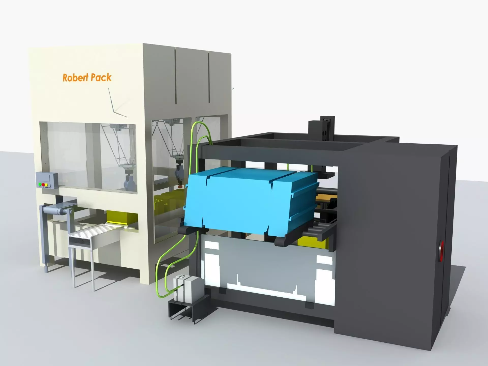 Industrial Equipment 11 - Cheese Production Line 3D model