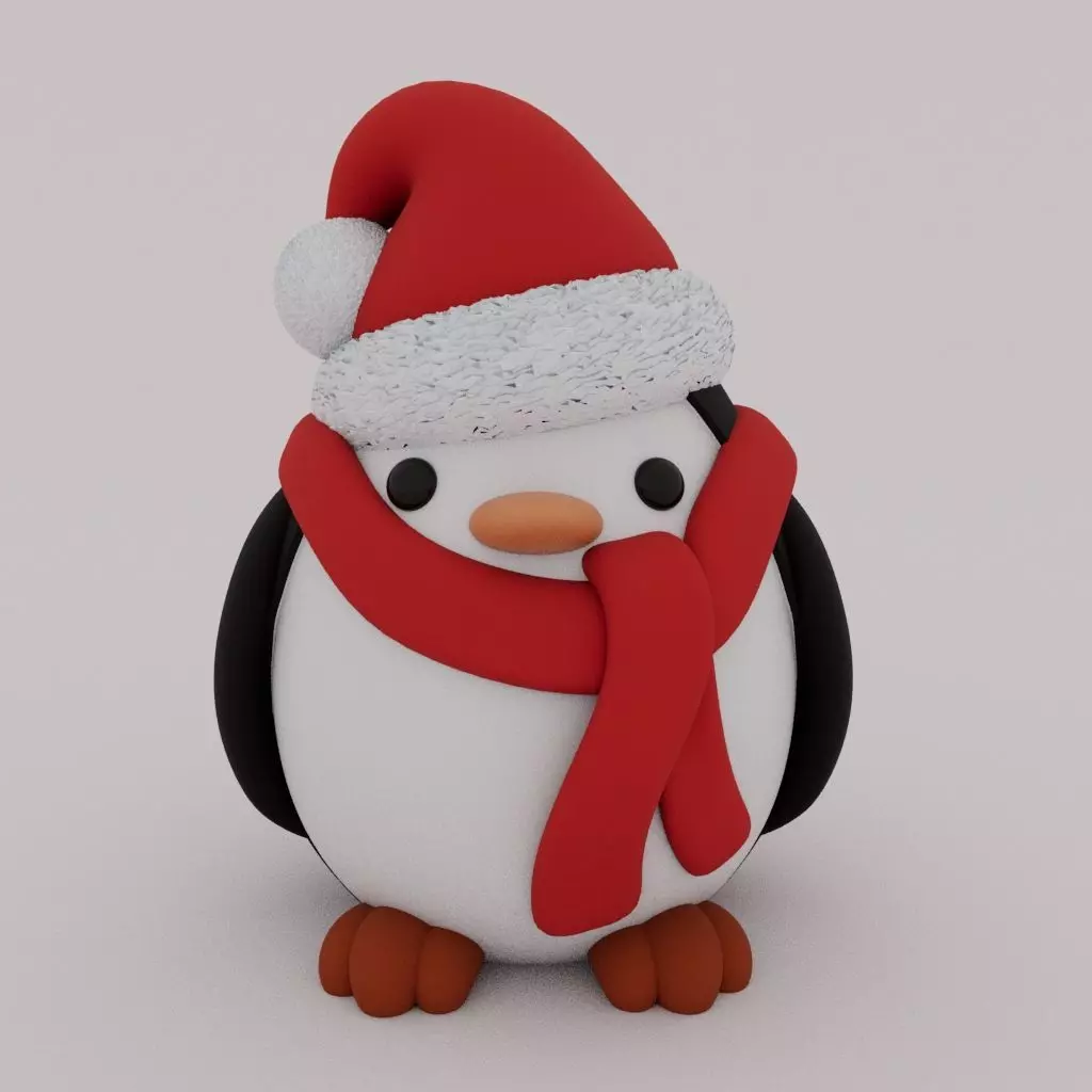 Christmas Special - Cute Penguin 03 3D print model_0