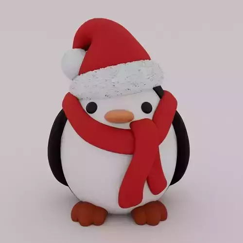 Christmas Special - Cute Penguin 03 3D print model