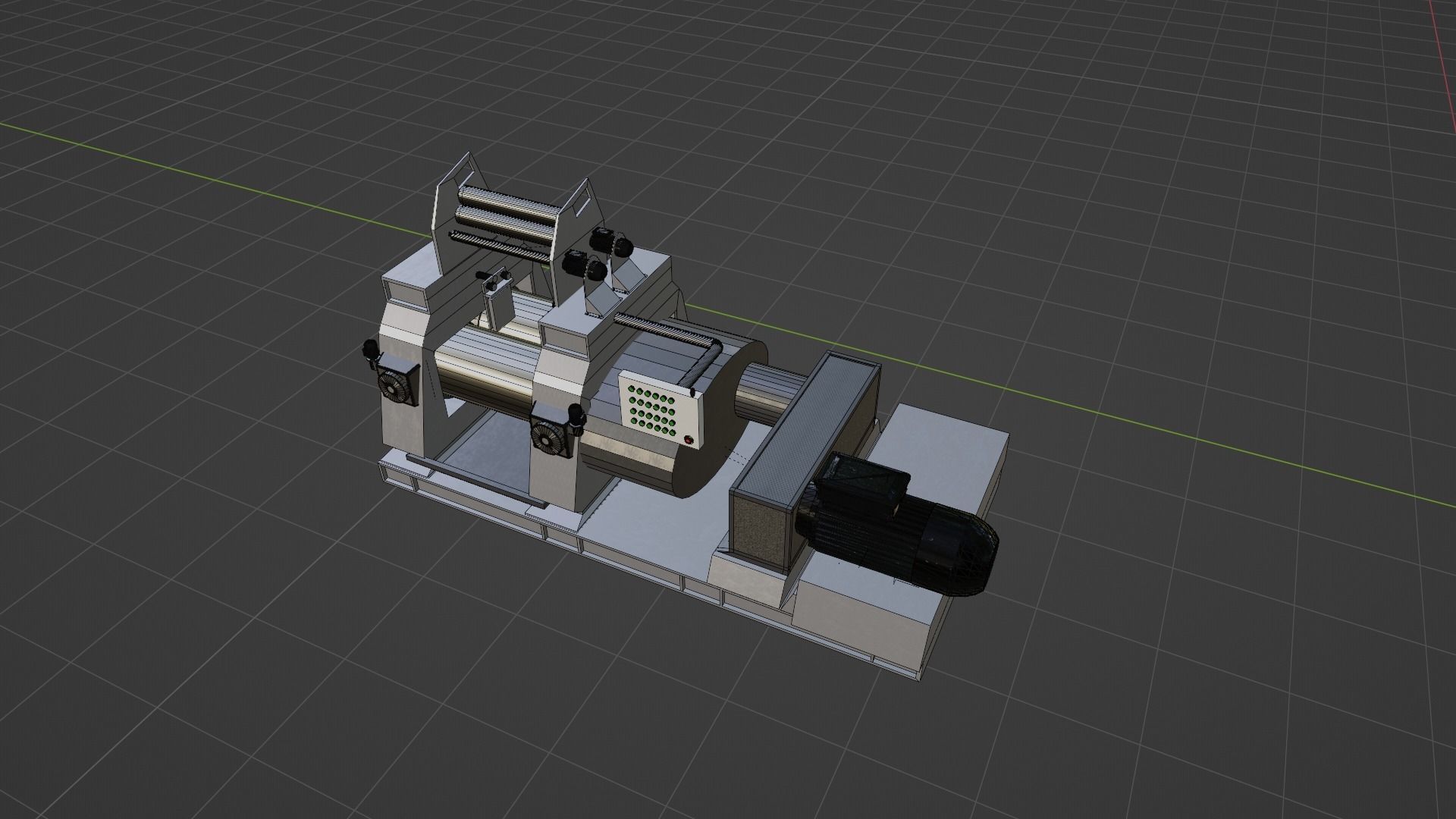 openMill MixingMill Machine 3D model_8