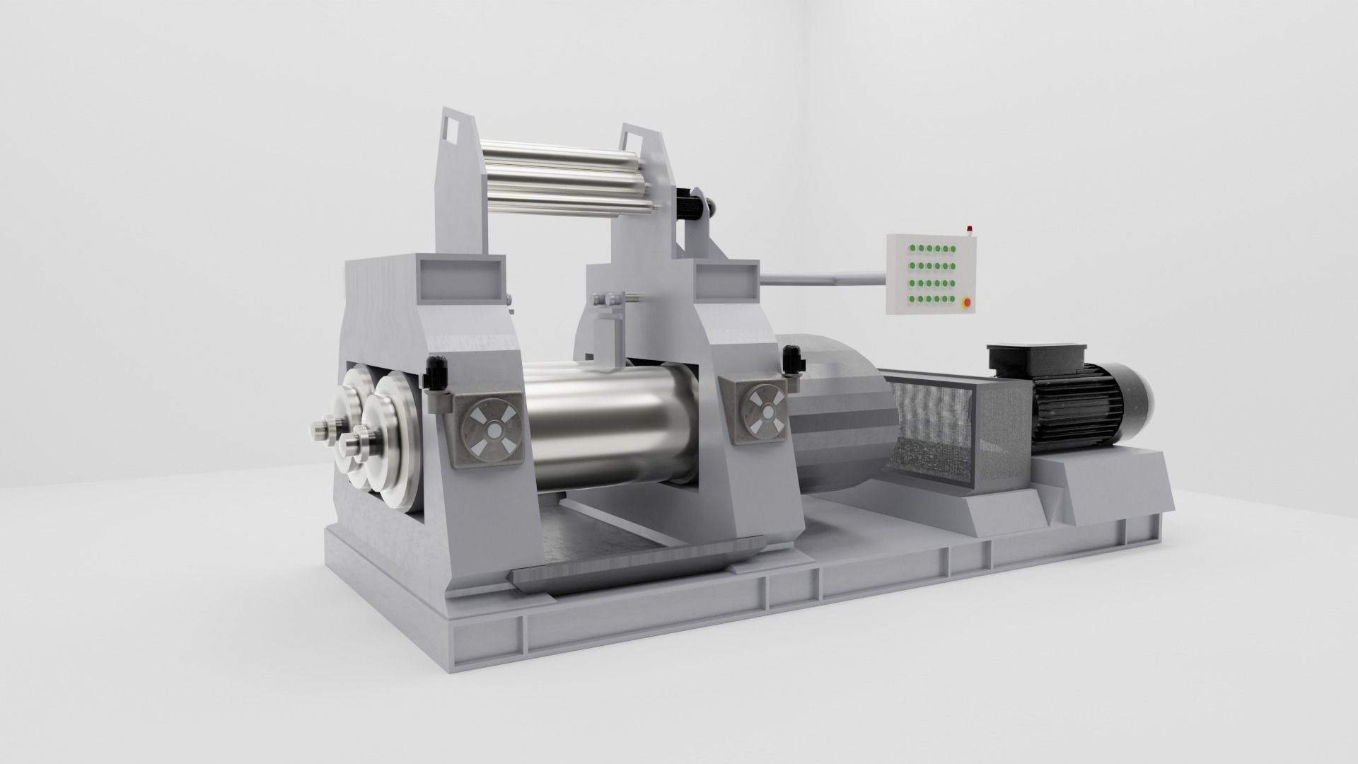 openMill MixingMill Machine 3D model_4