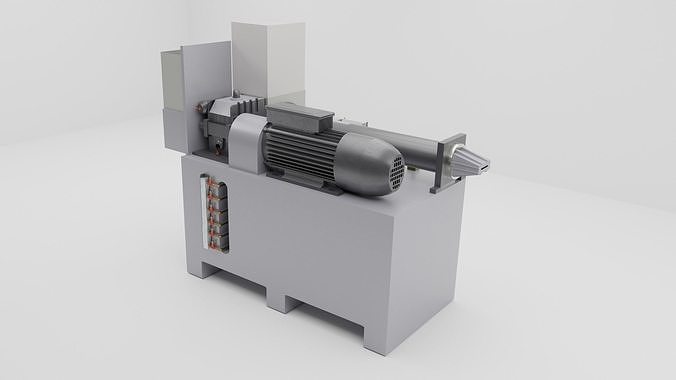 Molde Extruder Machine 3D model