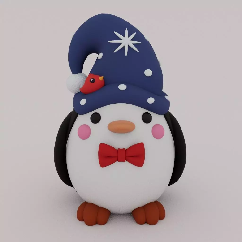 Christmas Special - Cute Penguin 05 3D print model_0