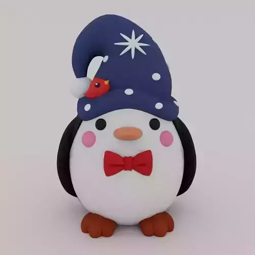 Christmas Special - Cute Penguin 05 3D print model