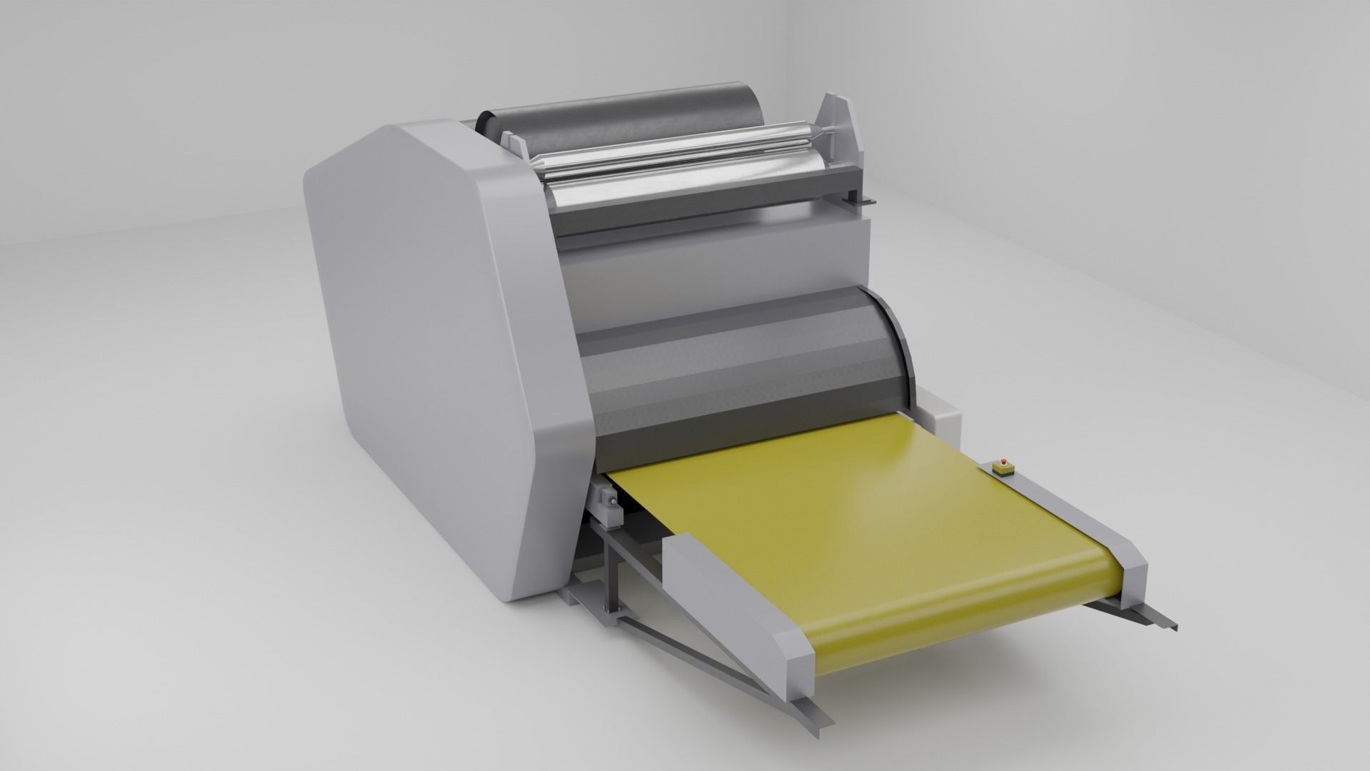 Automatic Cutting Machine 3D model_2