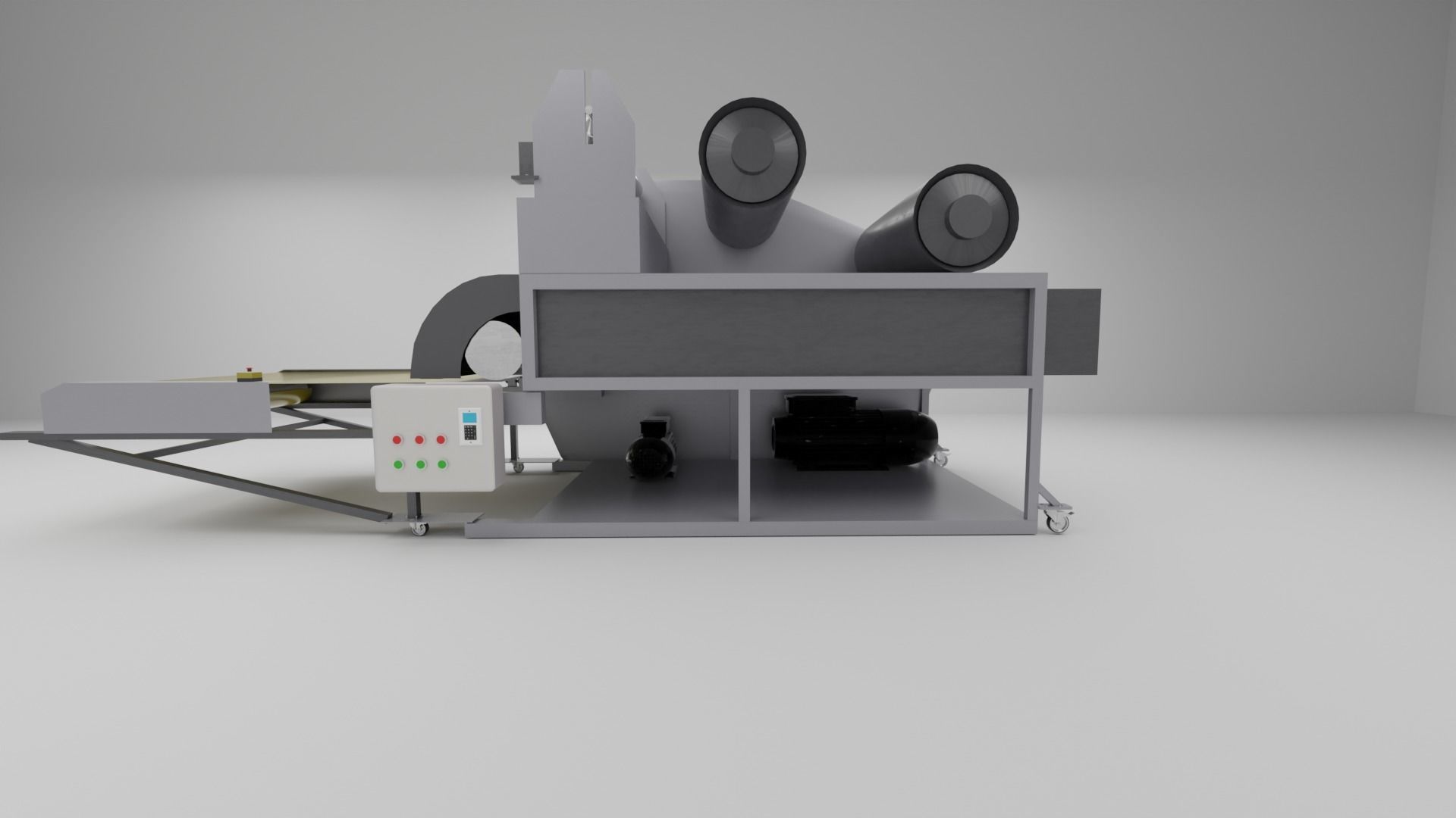 Automatic Cutting Machine 3D model_1