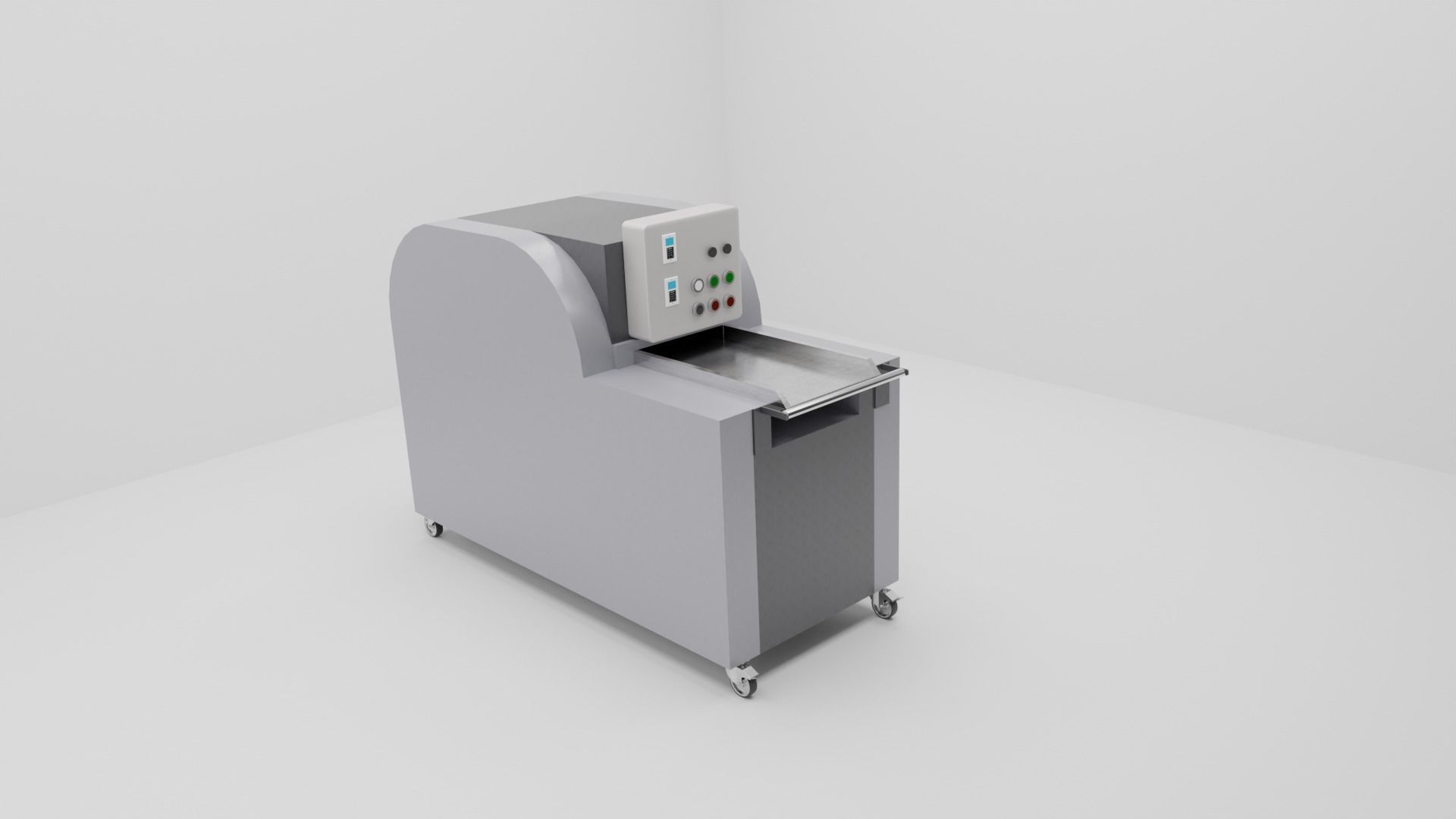 Pellets Cutting Machine 3D model_2